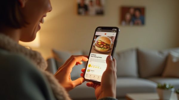 Optimiser vos commandes avec l'application McDonald's